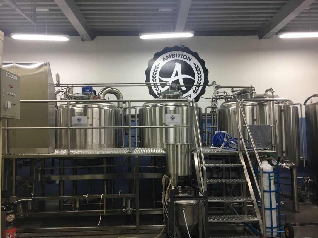 <b>Four Vessel 1000L Beer Equipment Starting Brewing in Korea</b>